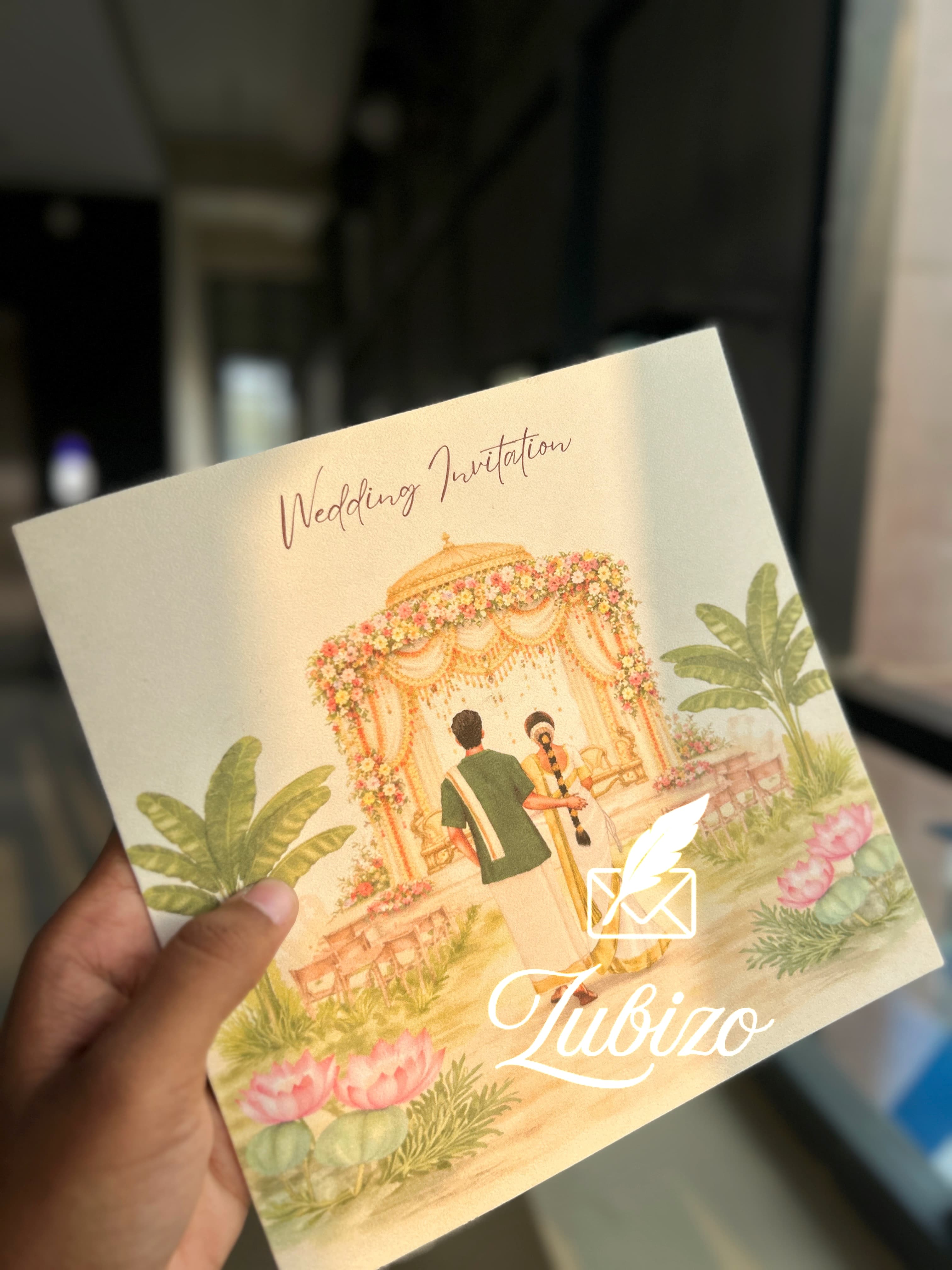 Illustration Malayalam Art Invitation (Family Edition)