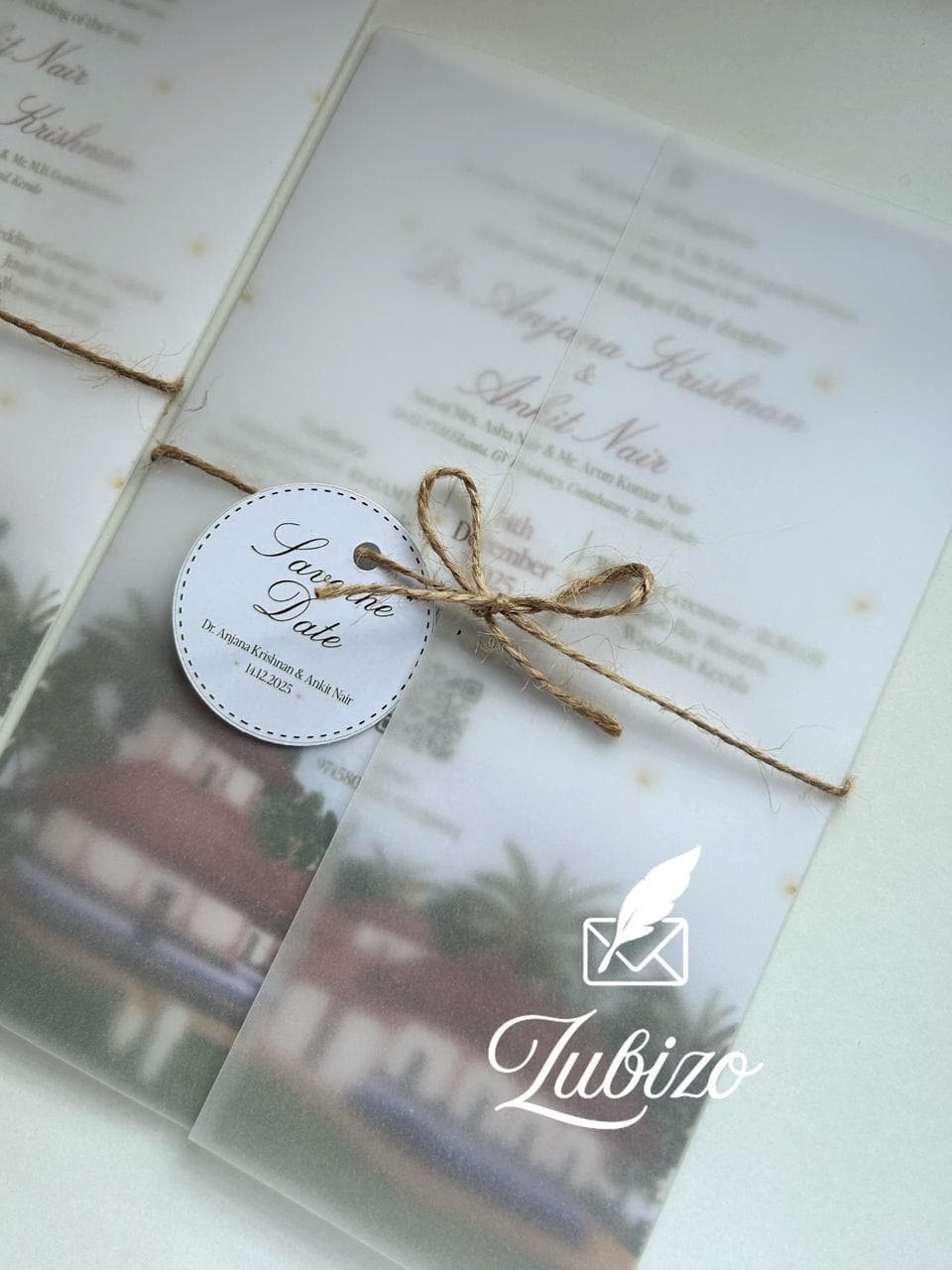 Kerala Grace Wedding Card