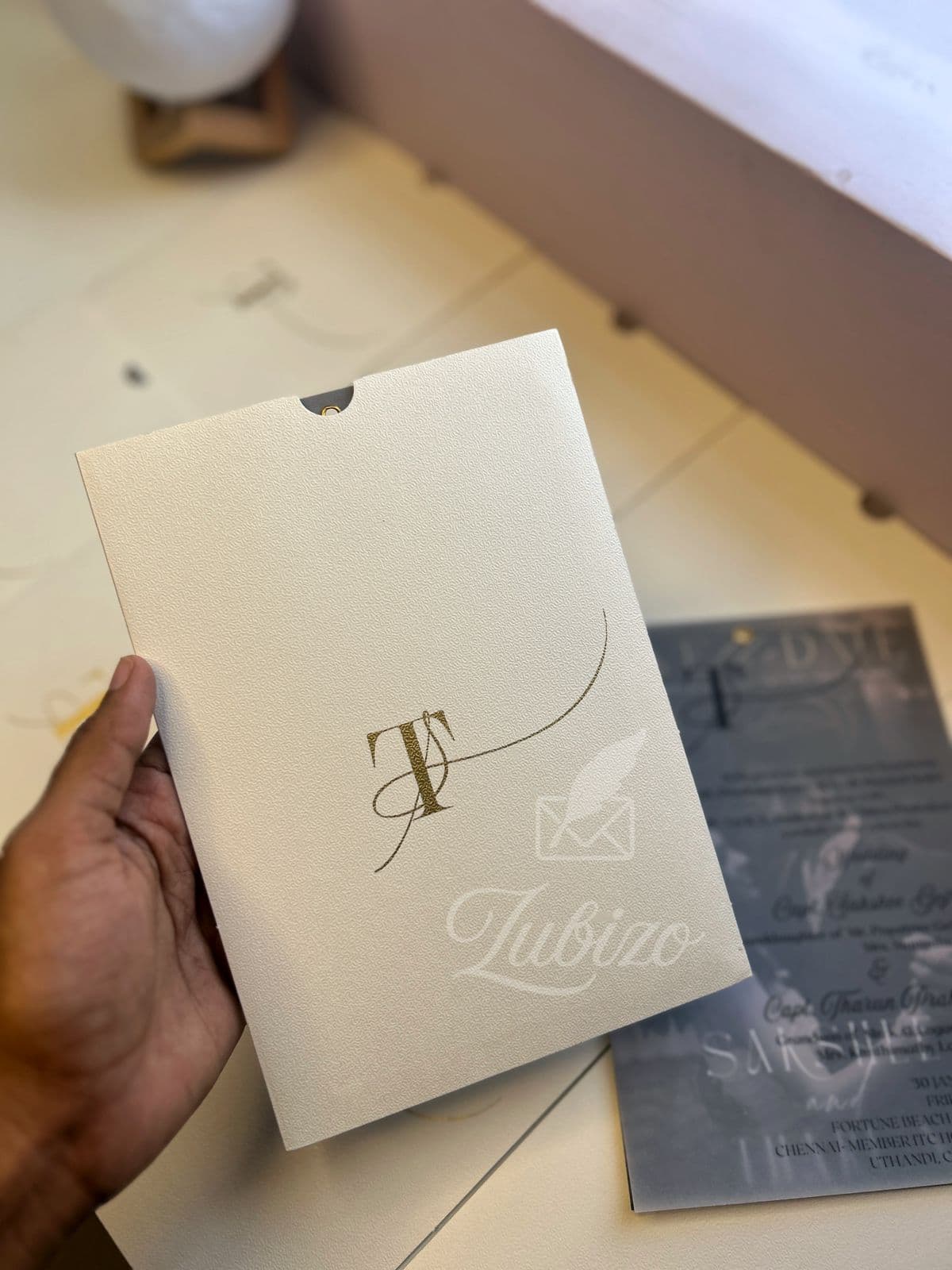 Frosted Elegance Invite