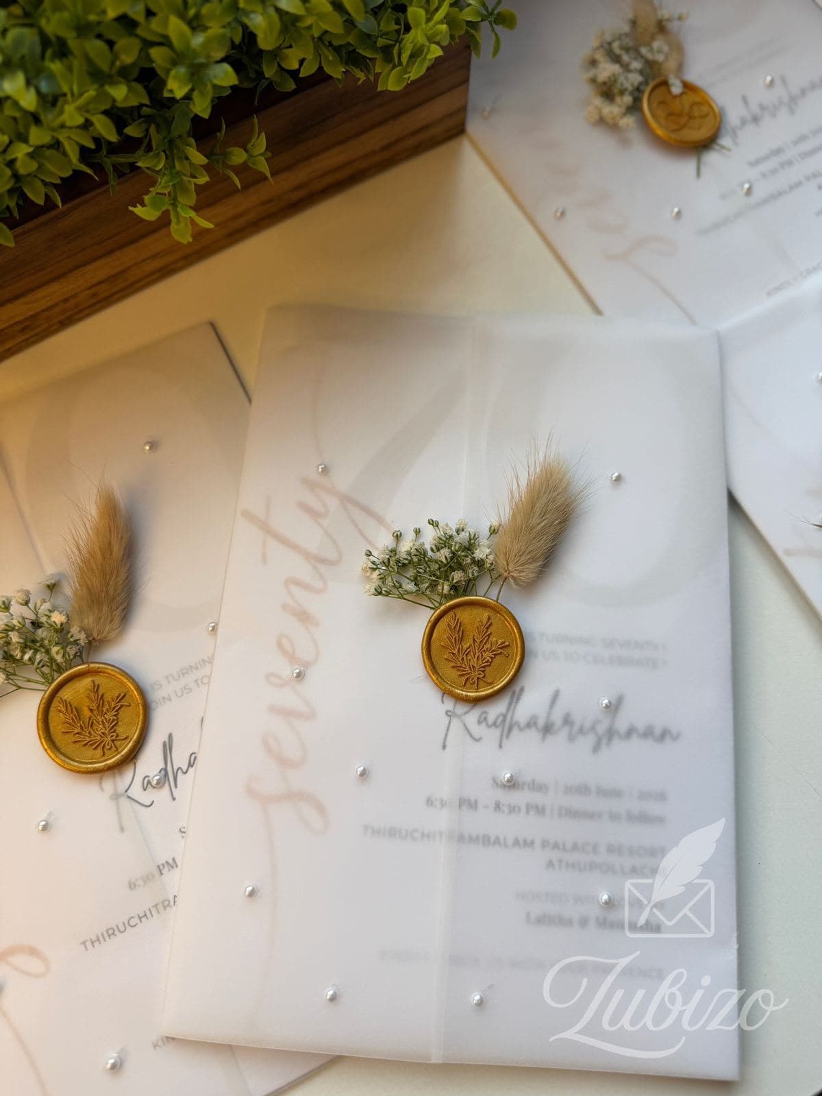 Minimal Milestone Birthday Invitation