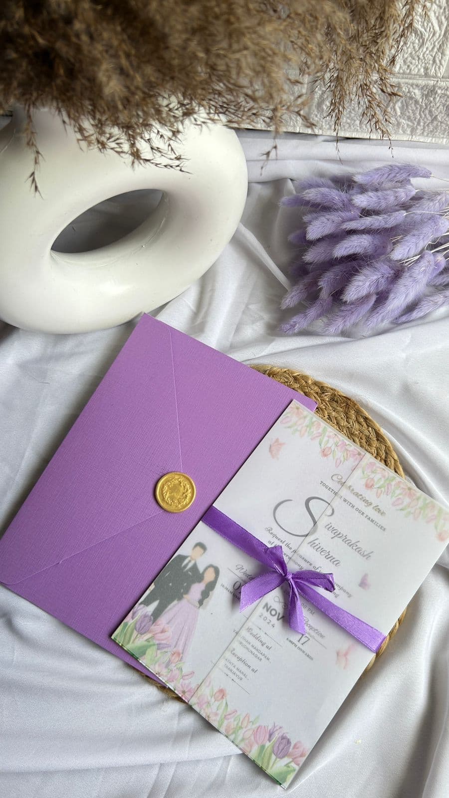 Lilac Bloom Invitation